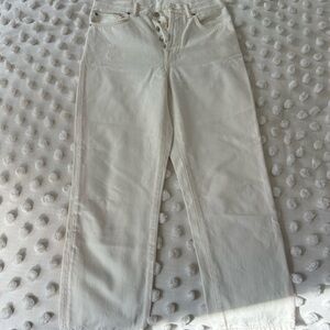 Acne Studios mece beaten white jeans